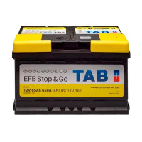 Автомобильный аккумулятор TAB Magic Stop&Go EFB 65Ah 650A R+ 212065