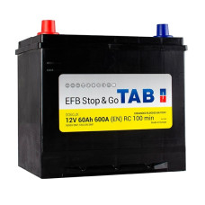 Автомобильный аккумулятор TAB EFB Stop & Go Asia 6СТ-65 Ач L EN600 А 212760