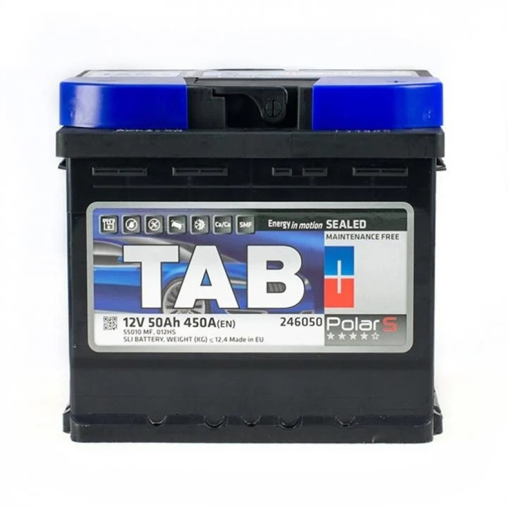Автомобільний акумулятор TAB Polar S 12В 50Аг 450А(EN) R+ 246050