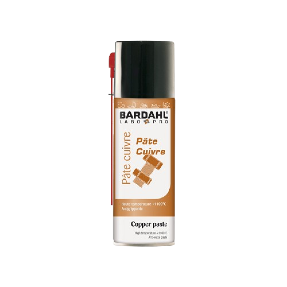 Мастило мідне високотемпературне аер. BARDAHL COPPER PASTE 400мл 1647 (12) [2]