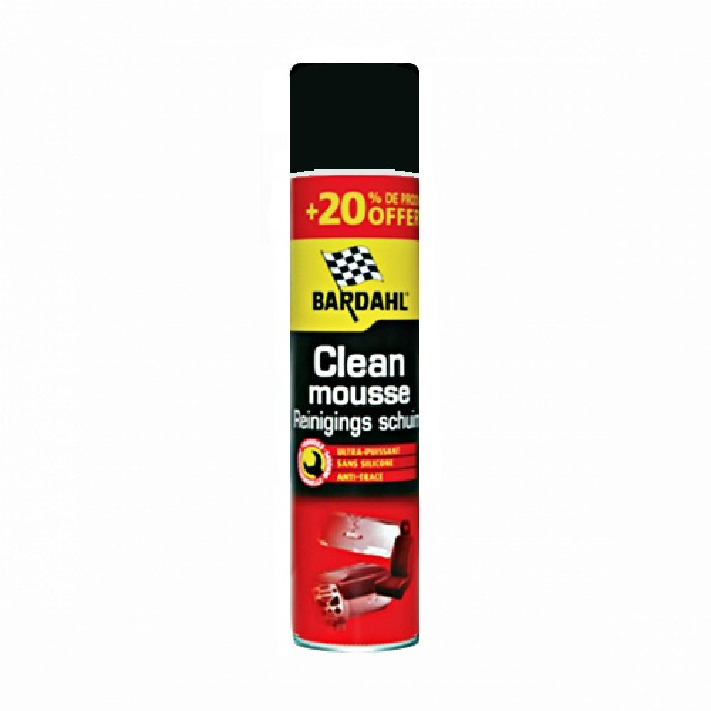 Засіб для очищення універсальний аер. CLEAN MOUSSE CONCENTRE BARDAHL 600мл. 3214B (12) [8]