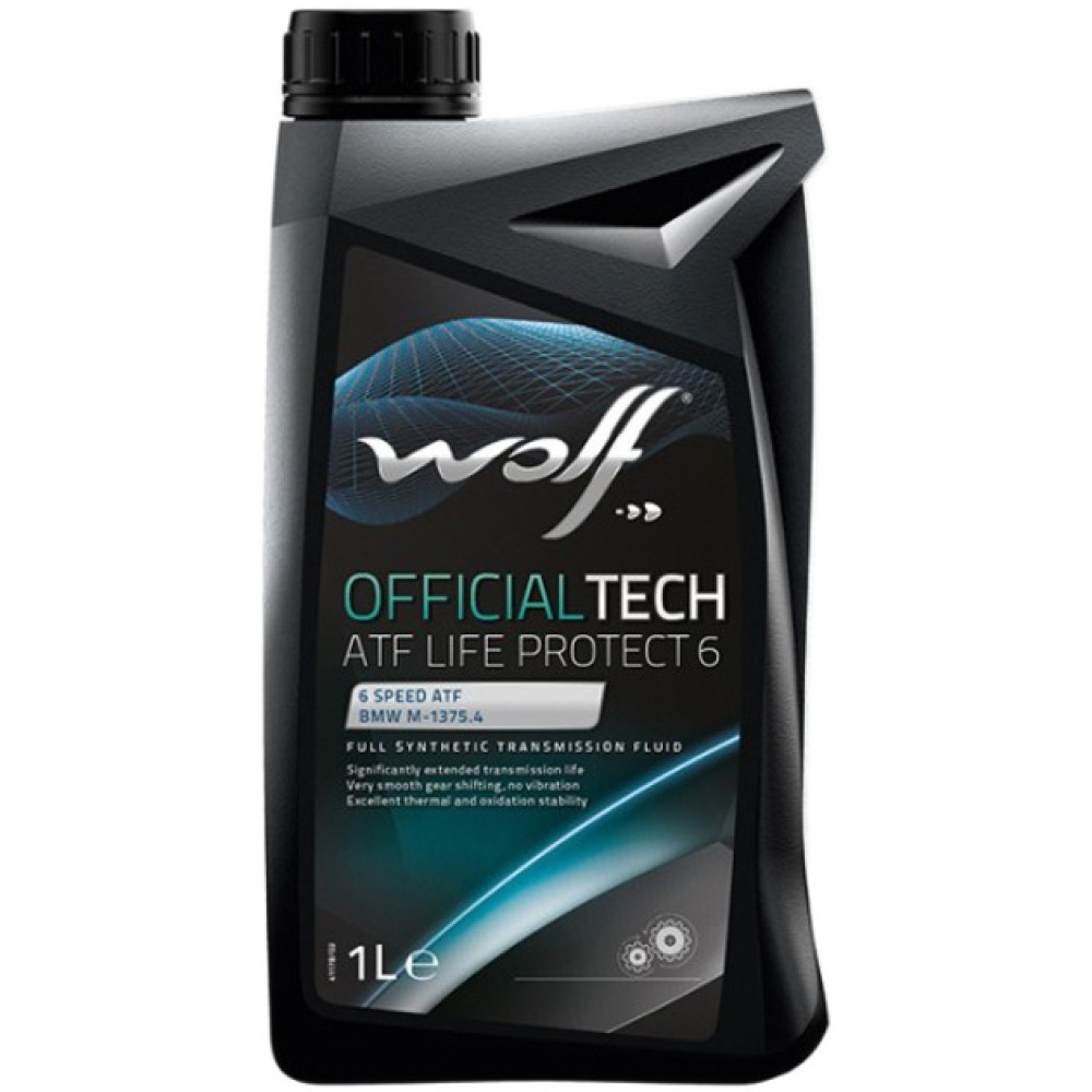 Трансмісійна олія Wolf Official Tech ATF Life Protect 6 - 1 л (8305900)