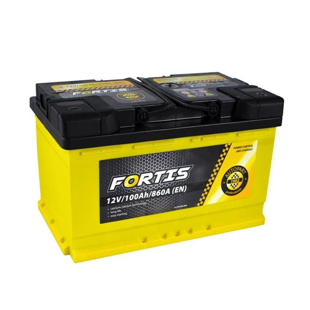 Акумулятор FORTIS 12В 100Ач 860А(EN) R+ FRT100L400