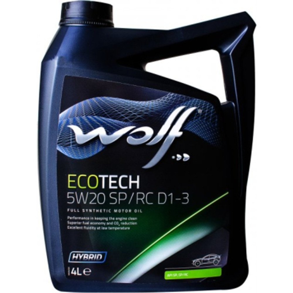 Моторне масло Wolf Ecotech 5W-20 SP/RC D1-3 4л (1050525)