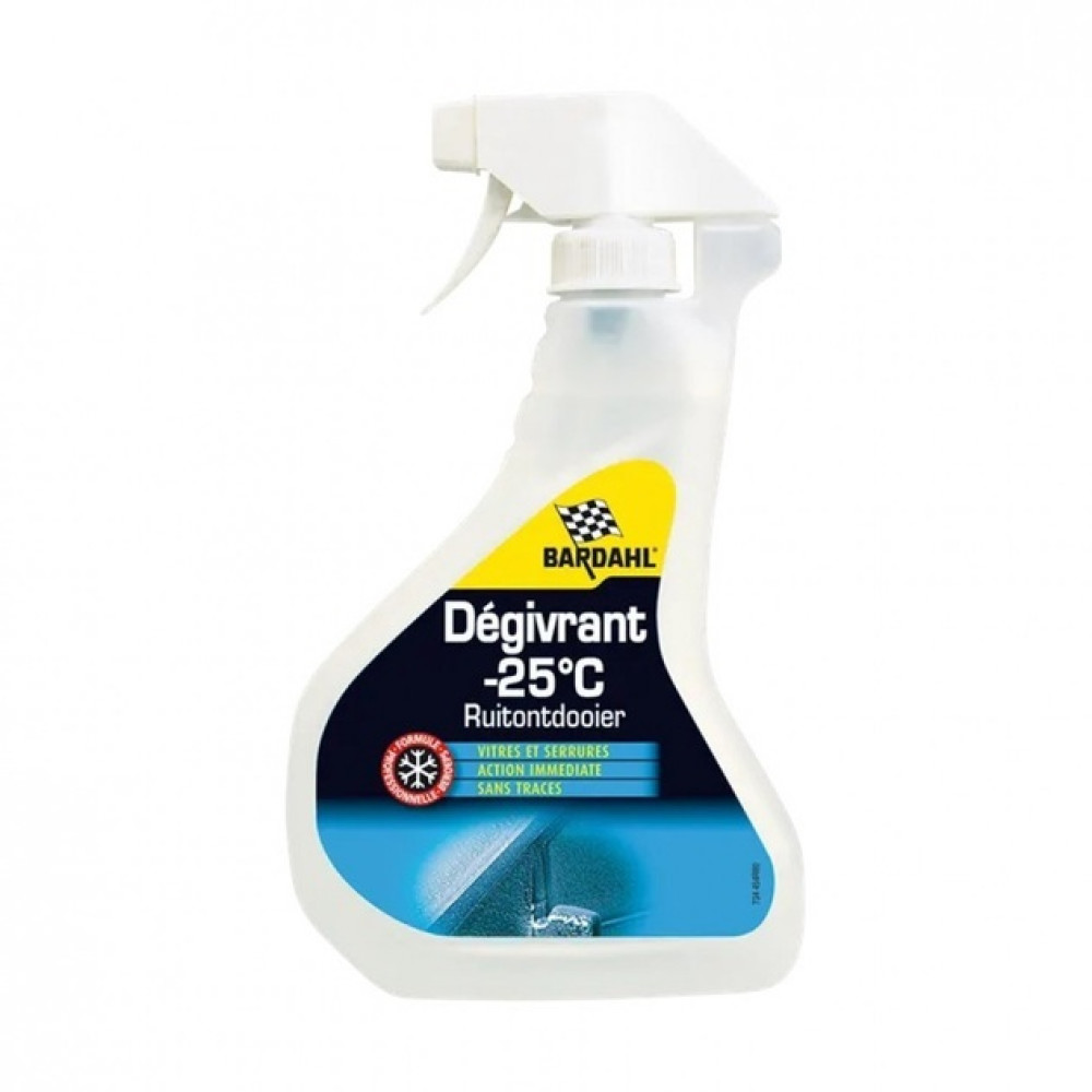Розморожувач скла і замків DEGIVRANT PAREBRISE & SERRURES -25° BARDAHL 500мл. 4907 (12)