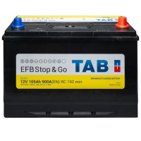 Автомобільний акумулятор TAB EFB Stop & Go 212005 105Ah 900A R+ TAB 212005