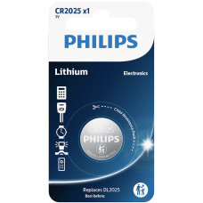 Батарея Philips CR2025 LITHIUM MINICELLS B1 (блістер) (шт.)