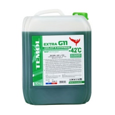 Рідина охолоджуюча TEMOL Antifreeze Extra G11 Green (10 кг)
