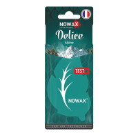 Ароматизатор повітря целюлозний Nowax серія Delice - Alpine (50шт/уп) 