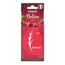 Ароматизатор повітря целюлозний Nowax серія Delice - Cherry (50шт/уп)