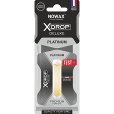 Ароматизатор целюлозний з капсулою Nowax серія X Drop Delux - Platinum (25шт/ящ)