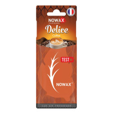 Ароматизатор повітря целюлозний Nowax серія Delice - Coffee (50шт/уп)