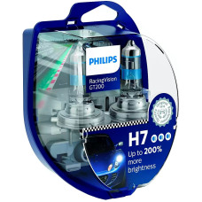 Автолампа Philips H7 12972RGTS2 RacingVision GT200 +200% 12V 55W (PX26d) S2 (блістер) (шт.)