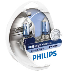 Автолампа Philips Н4/W5W 12342 CV 12V Cristal Vision +2x W5W 4300К SM (блістер) (шт.)
