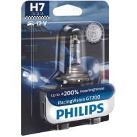 Автолампа Philips H7 12972RGTB1 RacingVision GT200 +200% 12V 55W (PX26d) B1 (блістер) (шт.)
