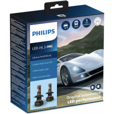 Комплект автоламп Philips LED H4 11342U91 12/24V Ultinon Pro9100 +350% X2 (шт.)