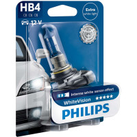 Автолампа Philips HB4 9006 WHVB1 12V 51W (P22d) WhiteVision +60% (3700K) SM (блістер) (шт.)