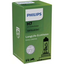 Автолампа Philips ECO 12972 LL H7 LongLife EcoVision SP 12V 55W (PX26d) (шт.)
