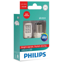 Автолампа вказівна Philips P21/5 LED red 11499 ULR 12V X2 (шт.)