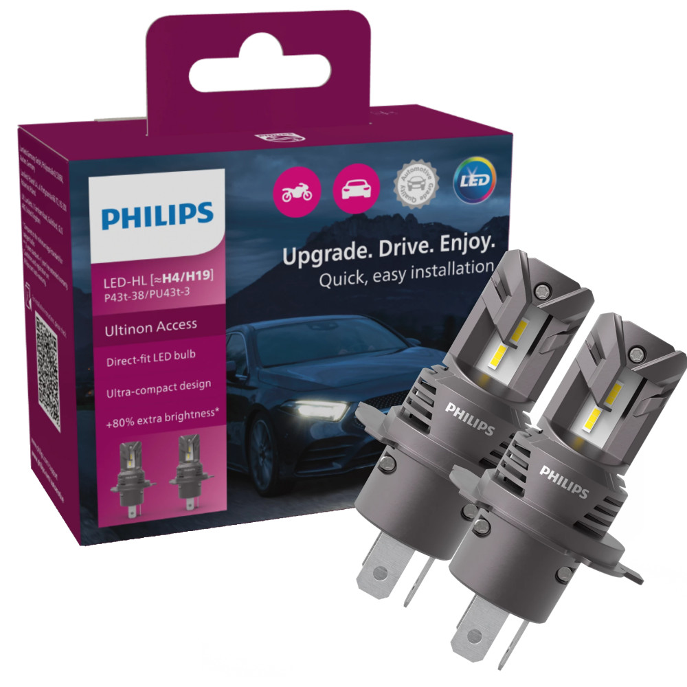 Комплект автоламп Philips LED H4/H19 11342 Ultinon Access 2500 12V 20W CX (шт.) Комплект автоламп Philips LED H4/H19 11342 Ultinon Access 2500 12V 20W CX (шт.)