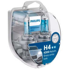 Автолампа Philips Н4/W5W 12342 WVU 12V WhiteVision ultra +60% (4200K) (блістер) (шт.)