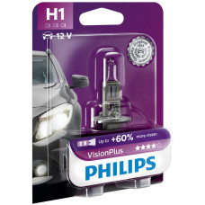 Автолампа Philips VP 12258-B H1 Vision Plus 12V 55W (P14,5s) (блістер) (шт.)
