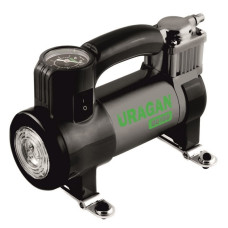 Автомобильный компрессор Uragan однопоршневой 35 л/мин с фонарем 90190