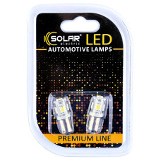 Светодиодные LED автолампы SOLAR Premium Line 24V T8.5 BA9s 5SMD 5050 white блистер 2шт (SL2531)