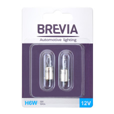 Brevia H6W 12V BA9s CP (блистер)