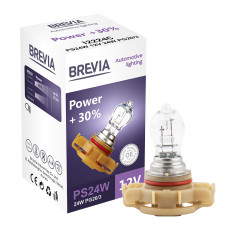 Галогеновые Лампы Brevia PS24W 12V 24W PG20/3 Power +30% CP (12224С)