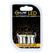 Светодиодные LED автолампы SOLAR Premium Line 24V G18.5 BA15s 22SMD 3020 white блистер 2шт (SL2581)