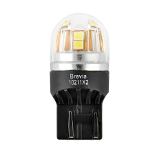 Лампа світлодіодна Brevia S-Power W21/5W 330Lm 15x2835SMD 12/24V CANbus, 2шт.