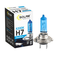 Галогеновая лампа Solar H7 12V 55W PX26d StarBlue 4200K (1247S2)