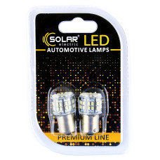 Светодиодные LED автолампы SOLAR Premium Line 12V S25 BA15s 50SMD 3030 white блистер 2шт (SL1385)