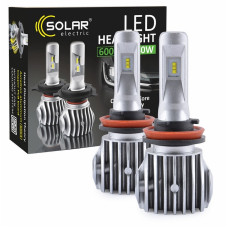 Светодиодные лампы LED SOLAR H11 CANBUS 12/24V 6500K 6000Lm 50W Cree Chip 1860 (8611)