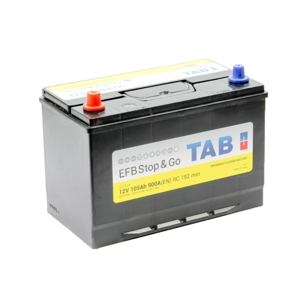 Автомобильный аккумулятор TAB Polar S EFB JIS 105Ah-12v (1) 212105