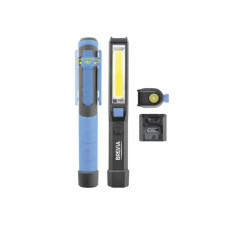 Фонарь для СТО для охоты для рыбалки светодиодный Brevia Pen Light 2W COB+1W LED 150lm 900mAh (11220)