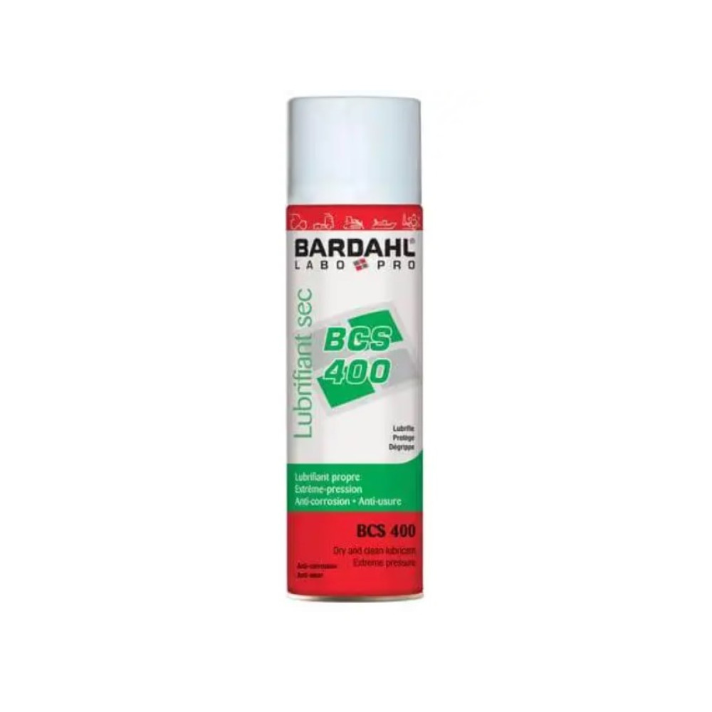 Мастило сухе багатоф. аер. BARDAHL BCS 400 SPRAY 500мл 1912 (12)