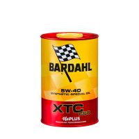 BARDAHL (metal) XTC C60 5W40 AUTO 1л. SM/CF A3/B4 MB 229.5 VW 502.00-505.00 334039 (12)