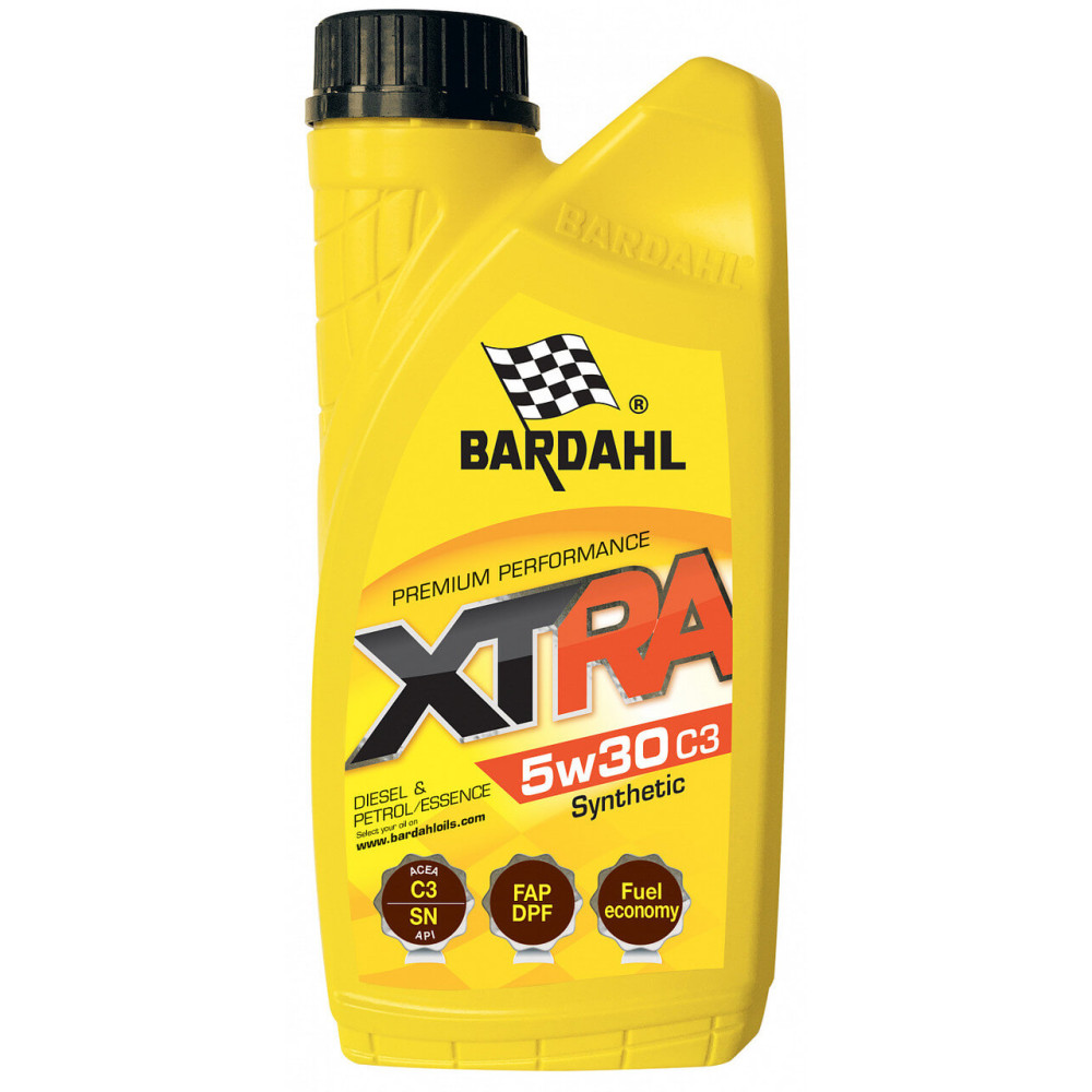 BARDAHL XTRA 5W30 1л. SN C3 MB 229.31 VW 507.00 VW 504.00 34101 (12)