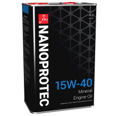 Моторное масло Nanoprotec Engine Oil 15W-40 4л