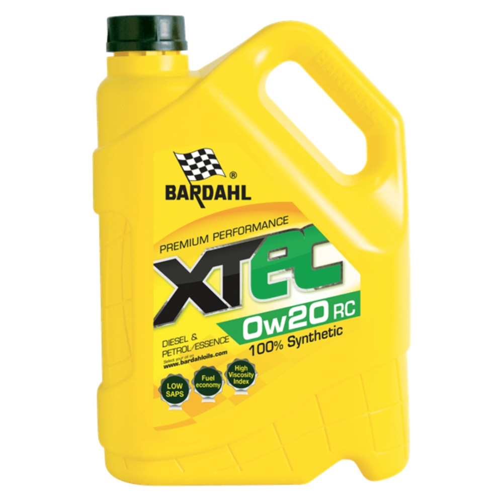 BARDAHL XTEC 0W20 RC 5л. C5/SN/SN+/SN-RC MB 229.71 BMW Longlife-17 FE+ 33013 (3)
