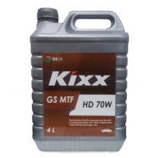 Трансмиссионное масло KIXX GS MTF HD 70W 4л