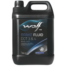 Тормозная жидкость Wolf BRAKE FLUID DOT 3&4 5л (8311482)