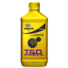 BARDAHL T&D SYNTHETIC OIL 75W90 1л. GL-4 GL-5 / MT-1 425140 (12)