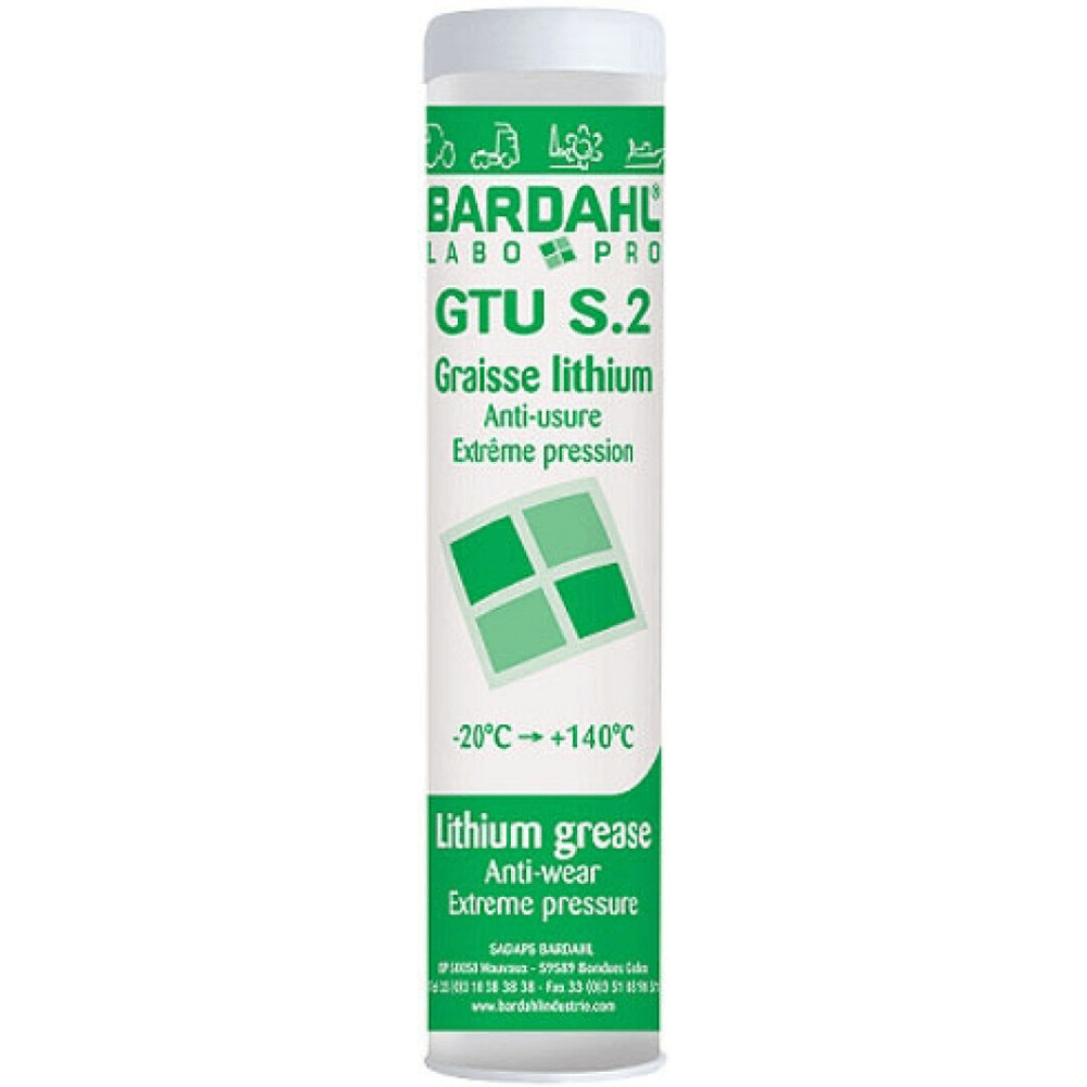 Мастило літієве багатоф. картридж BARDAHL UNIVERSAL GREASE AU LITHIUM 400г 1720 (24) [15]