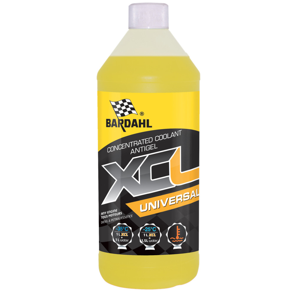 Конц. Антифризу G12+ BARDAHL ENGINE ANTIFREEZE ANTIGEL UNIVERSAL жовтий 1л. 7111 (12)