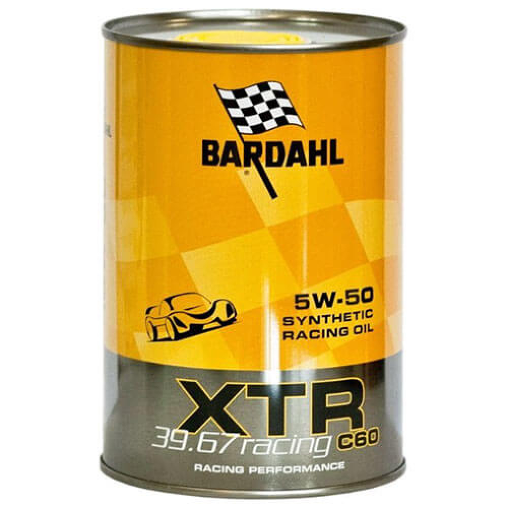 BARDAHL (metal) XTR C60 RACING 39.67 - 5W50 1л. SL A3/B4 306039 (12)