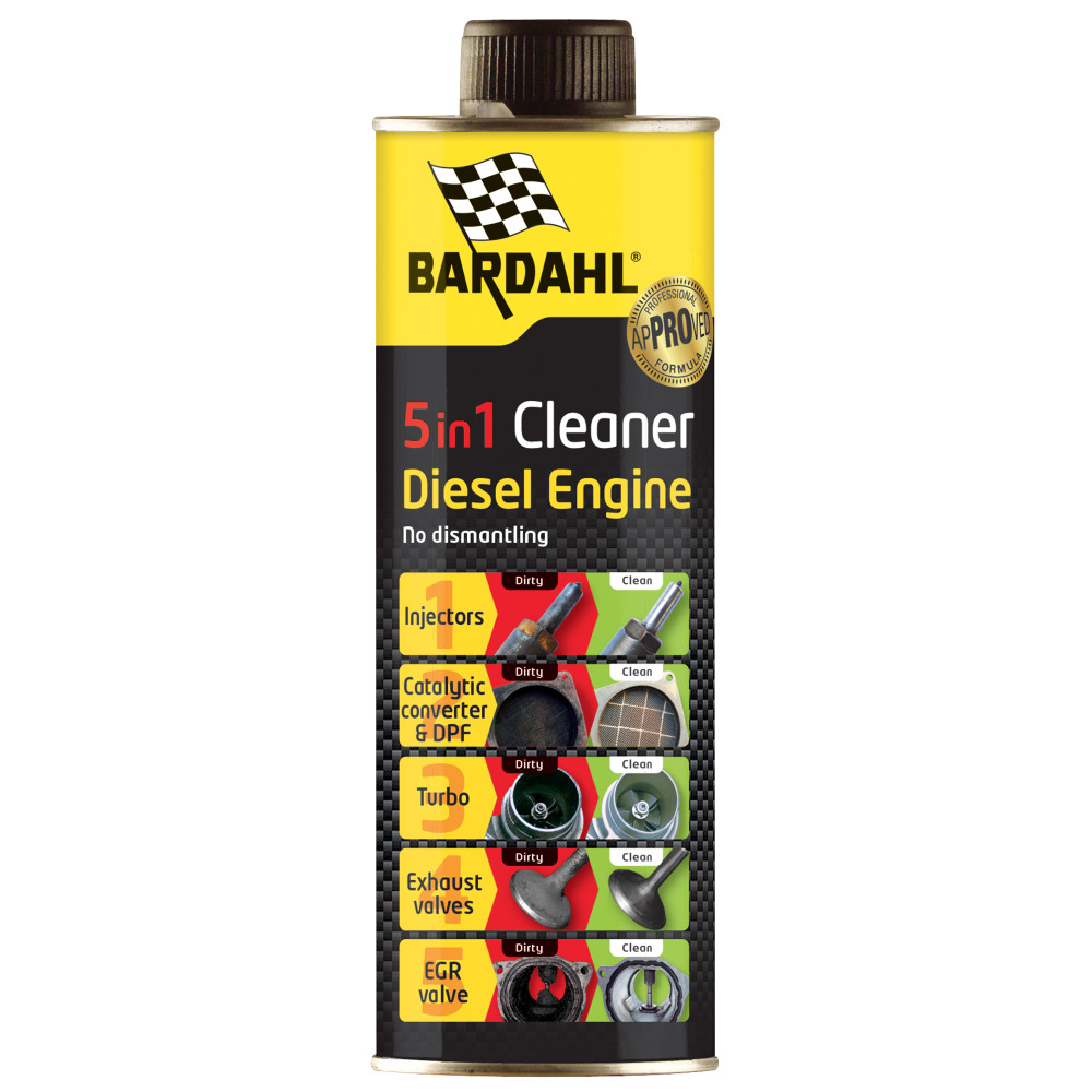 Засіб для очищення дизельного двигуна DIESEL 5в1 CLEANER BARDAHL 0,5л. 9357B (12)