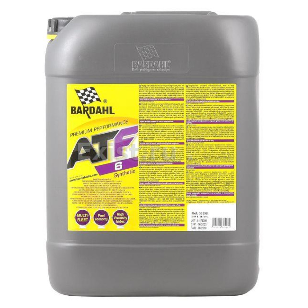 BARDAHL ATF 6 20л. 36598 (36958)